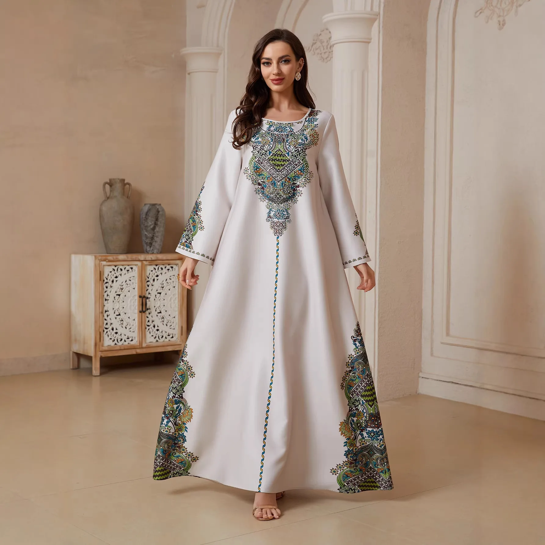 Sw2601 Women's Robe Dress Long Sleeve Elegant Robe Arabic 2026 Muslim Long Dress Robe Abaya Ramadan Dubai Luxury Islam Elegant
Sw2601 Women's Robe Dress Long Sleeve Elegant Robe Arabic 2026 Muslim Long Dress Robe Abaya Ramadan Dubai Luxury Islam Elegant