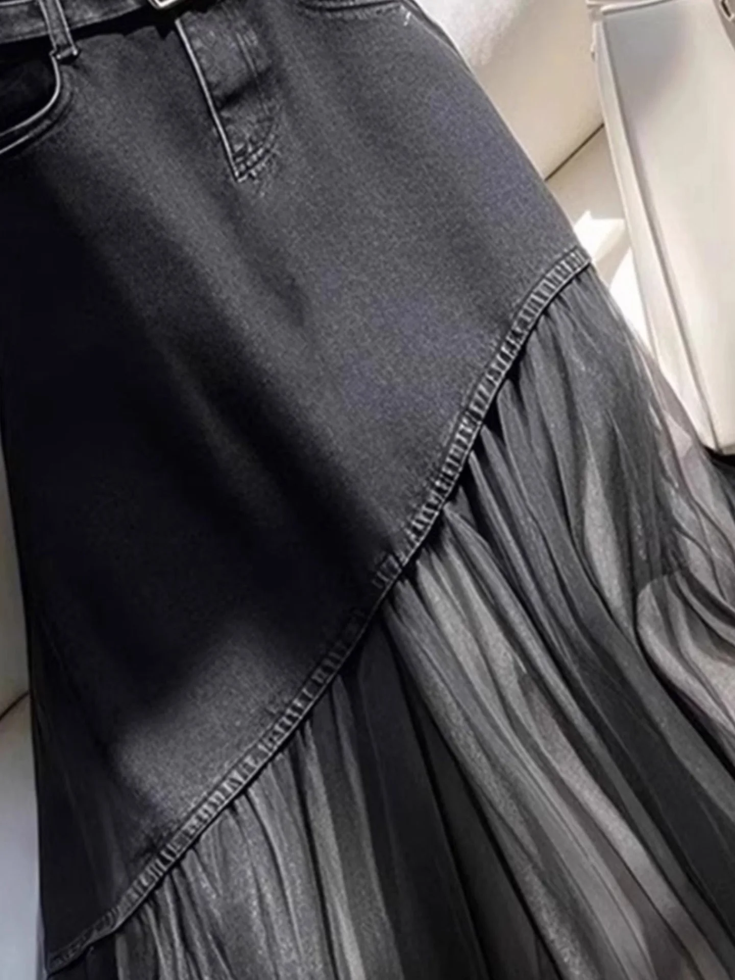 plus Size Design Bla Denim Me Splicing Midi Skirt Women's Summer Slim A-Line Skirts High Waist Regular Thin
plus Size Design Bla Denim Me Splicing Midi Skirt Women's Summer Slim A-Line Skirts High Waist Regular Thin
