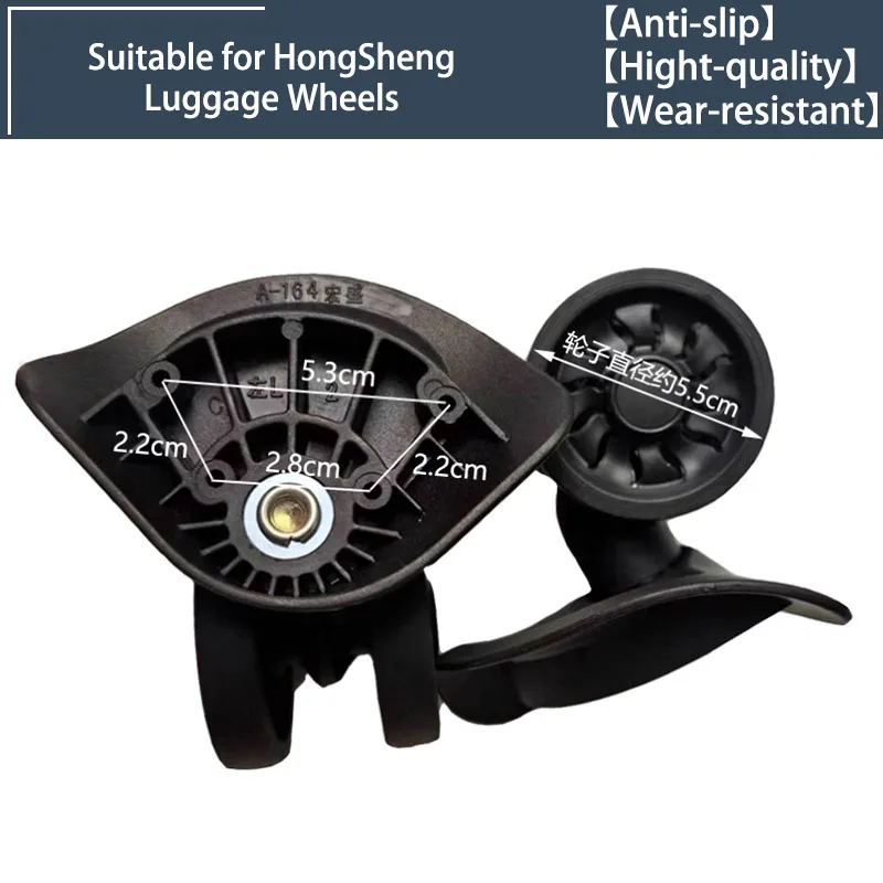2/4 Wheels Universal Wheels for HongSheng A164 Swivel Wheels Luggage Accessories Replacement Trolley Parts for Suitcase
2/4 Wheels Universal Wheels for HongSheng A164 Swivel Wheels Luggage Accessories Replacement Trolley Parts for Suitcase