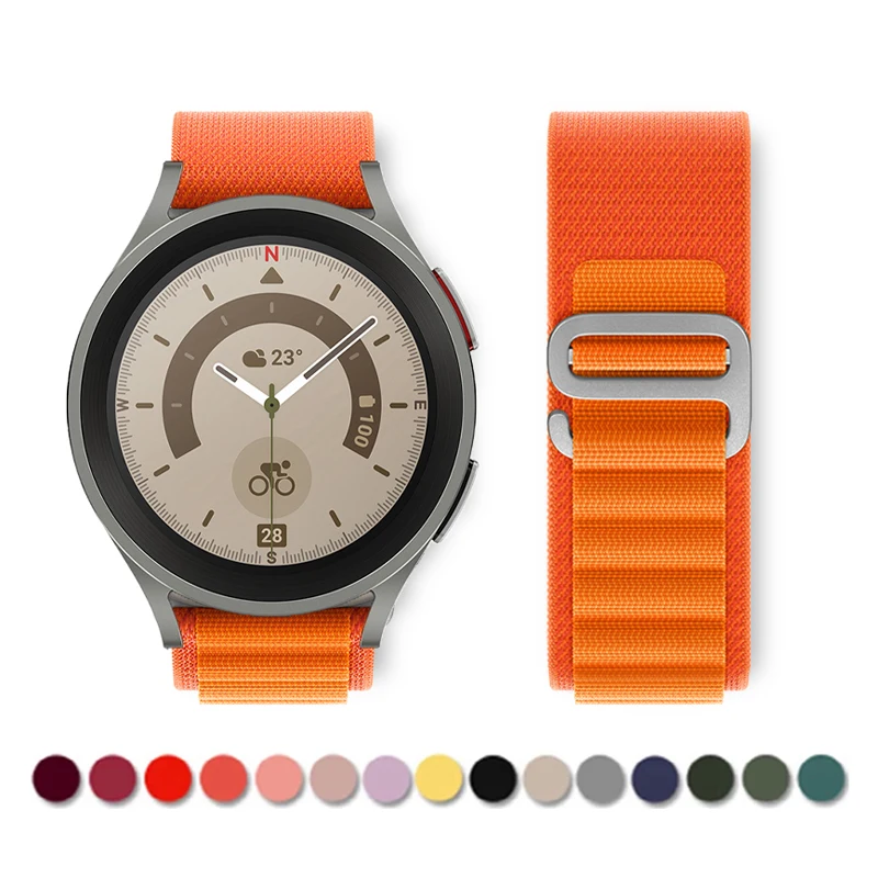 Alpine Loop Strap For Samsung Galaxy Watch 5 4 40mm 44mm Band 4 Classic 46mm 20mm Nylon Watchband For Samsung Watch 5 Pro 45mm
Alpine Loop Strap For Samsung Galaxy Watch 5 4 40mm 44mm Band 4 Classic 46mm 20mm Nylon Watchband For Samsung Watch 5 Pro 45mm