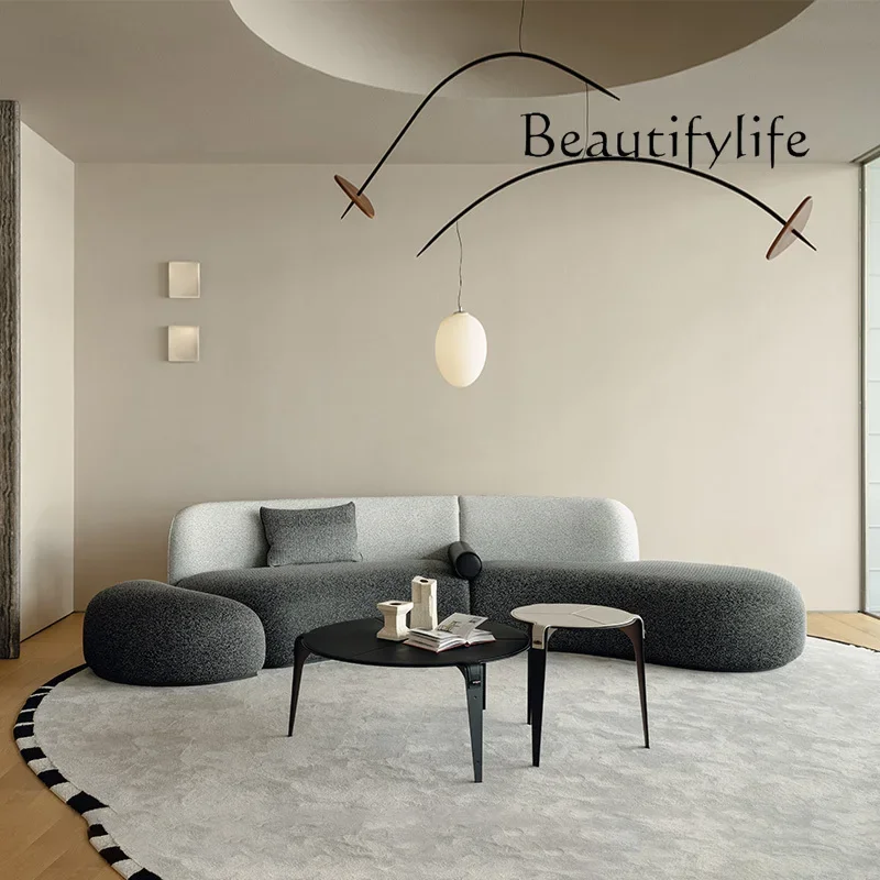 M Italian Minimalist Fabric Sofa Light Luxury Modern, Large Apartment Living Room Corner Sofa Combination
M Italian Minimalist Fabric Sofa Light Luxury Modern, Large Apartment Living Room Corner Sofa Combination