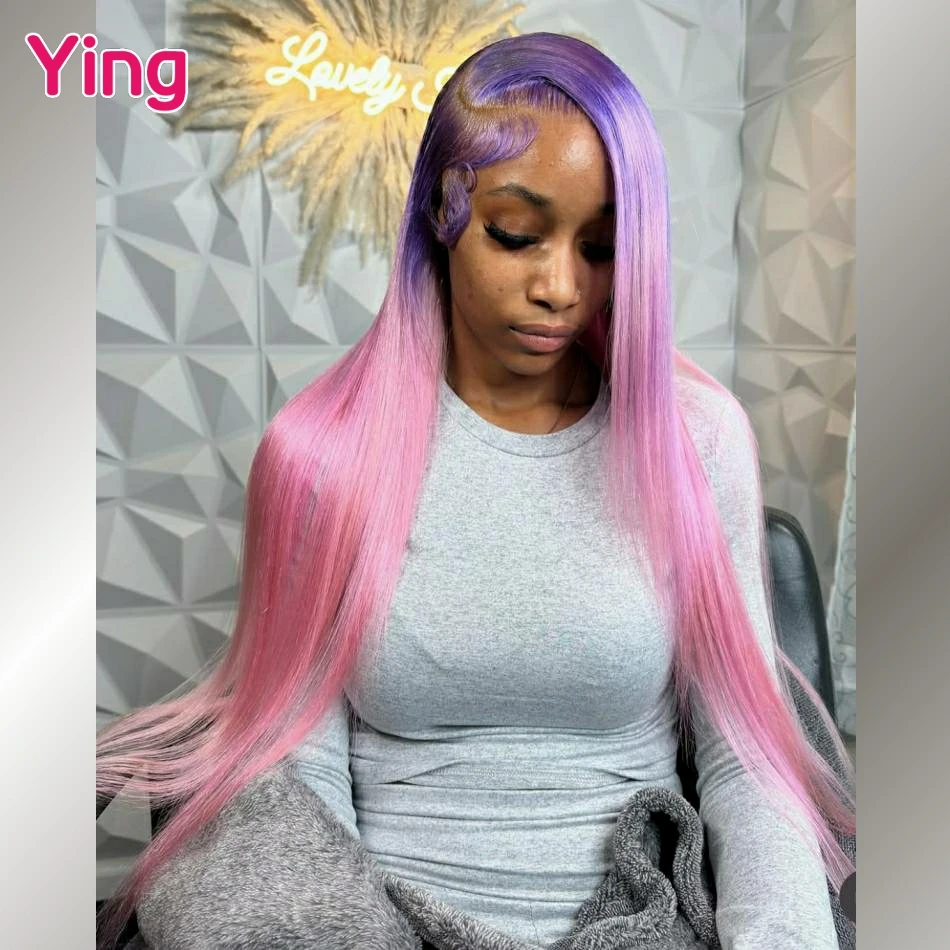 34 36 Inch Omber Purple Pink 200% Bone Straight 13x4 3x6 Transparent Lace Frontal Human Hair Wigs Pre Plucked 5x5 Closure Wigs
34 36 Inch Omber Purple Pink 200% Bone Straight 13x4 3x6 Transparent Lace Frontal Human Hair Wigs Pre Plucked 5x5 Closure Wigs