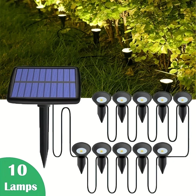 10PCS Solar Lawn Lamp Garden Pathway Decor Outdoor Waterproof Flowerpot String Lights Home Festival LED Decoration Lantern Stake
10PCS Solar Lawn Lamp Garden Pathway Decor Outdoor Waterproof Flowerpot String Lights Home Festival LED Decoration Lantern Stake