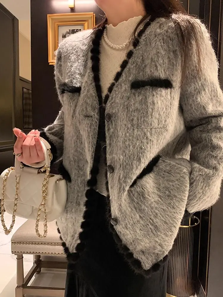 Elegant High-End Thickened Cotton Coat for Women 2024 Slim-Fit Versatile Classic Style Jacket Female Office Lady Clothing Trendy
Elegant High-End Thickened Cotton Coat for Women 2024 Slim-Fit Versatile Classic Style Jacket Female Office Lady Clothing Trendy