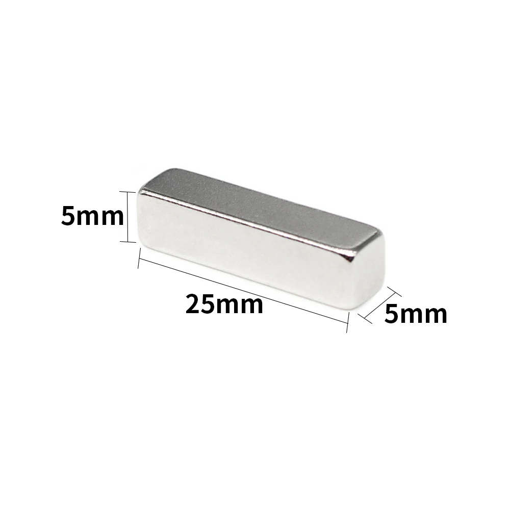 2~100pcs 25x5x5 mm Block Powerful N35 Magnet 25mmX5mm Sheet Permanent Magnets 25x5x5mm Neodymium Magnetic Strong 25*5*5
2~100pcs 25x5x5 mm Block Powerful N35 Magnet 25mmX5mm Sheet Permanent Magnets 25x5x5mm Neodymium Magnetic Strong 25*5*5