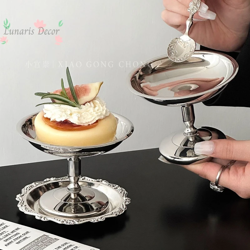 INS Style 304 stainless steel palace-style dessert bowl, vintage high-value pudding cup, ice cream bowl, tall milk pudding bowl
INS Style 304 stainless steel palace-style dessert bowl, vintage high-value pudding cup, ice cream bowl, tall milk pudding bowl