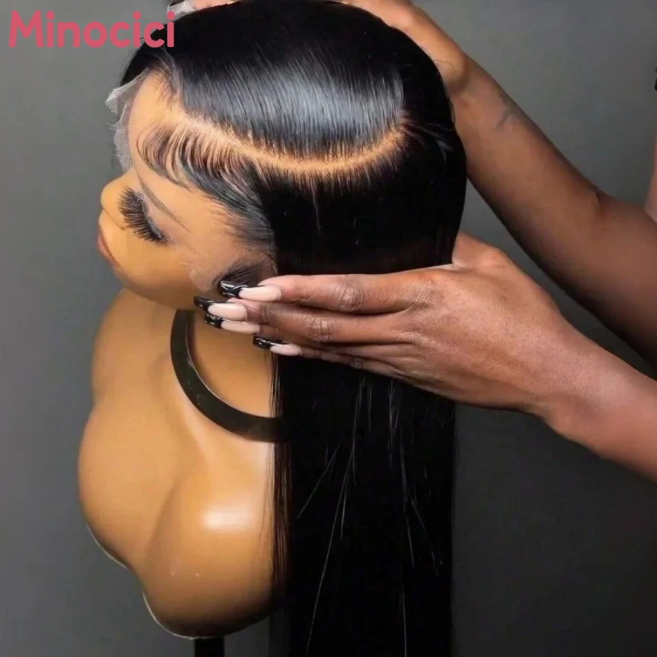 Straight HD Lace Wig Black Human Hair Wigs Glueless Wigs 5x5 Lace Closure Wig Wear And Go 13x6 Lace Frontal Wig 40Inch For Women
Straight HD Lace Wig Black Human Hair Wigs Glueless Wigs 5x5 Lace Closure Wig Wear And Go 13x6 Lace Frontal Wig 40Inch For Women