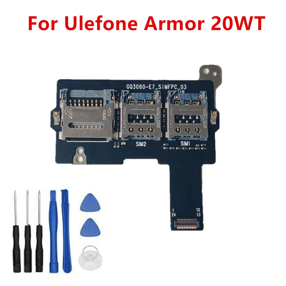 Pop New Original For Ulefone Armor 20WT Cell Phone SIM SD Card Reader SIM Holder Tray Cable Flex FPC
Pop New Original For Ulefone Armor 20WT Cell Phone SIM SD Card Reader SIM Holder Tray Cable Flex FPC