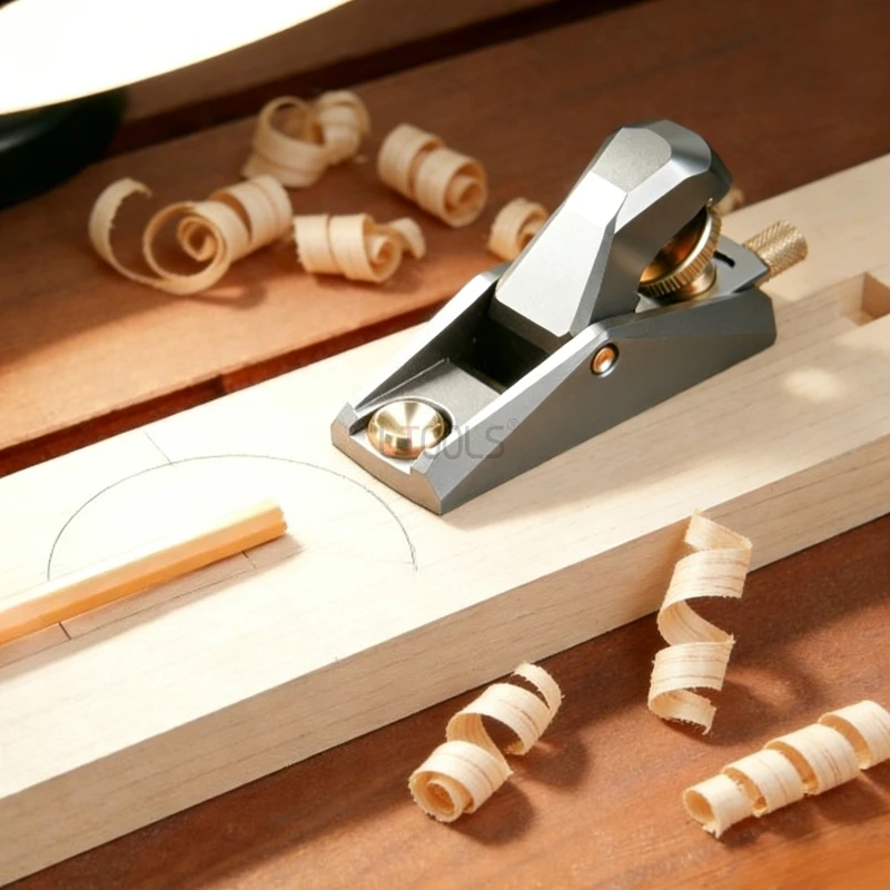 Low Angle Aluminum Wood Planer Precision Adjustable Fine Woodworking Edge Trimming Planer Aluminum Manual Chamfering Mini Plane
Low Angle Aluminum Wood Planer Precision Adjustable Fine Woodworking Edge Trimming Planer Aluminum Manual Chamfering Mini Plane