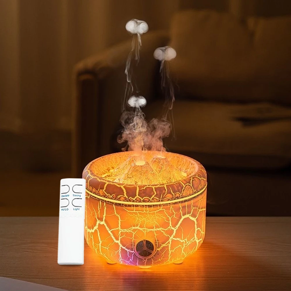 Remote Control Aromatherapy Diffuser 500ml Flame Dual Mist Modes Humidifier With Multi-Color Lights for Ultimate Relaxation
Remote Control Aromatherapy Diffuser 500ml Flame Dual Mist Modes Humidifier With Multi-Color Lights for Ultimate Relaxation