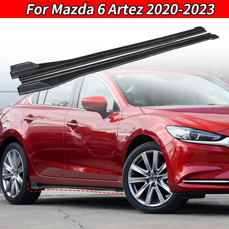 Carbon Fiber Look Side Skirts Extension Bumper Lip Body Kit For Mazda6 Atenza 2020-2023 Car Refit Styling Protection Accessories
Carbon Fiber Look Side Skirts Extension Bumper Lip Body Kit For Mazda6 Atenza 2020-2023 Car Refit Styling Protection Accessories