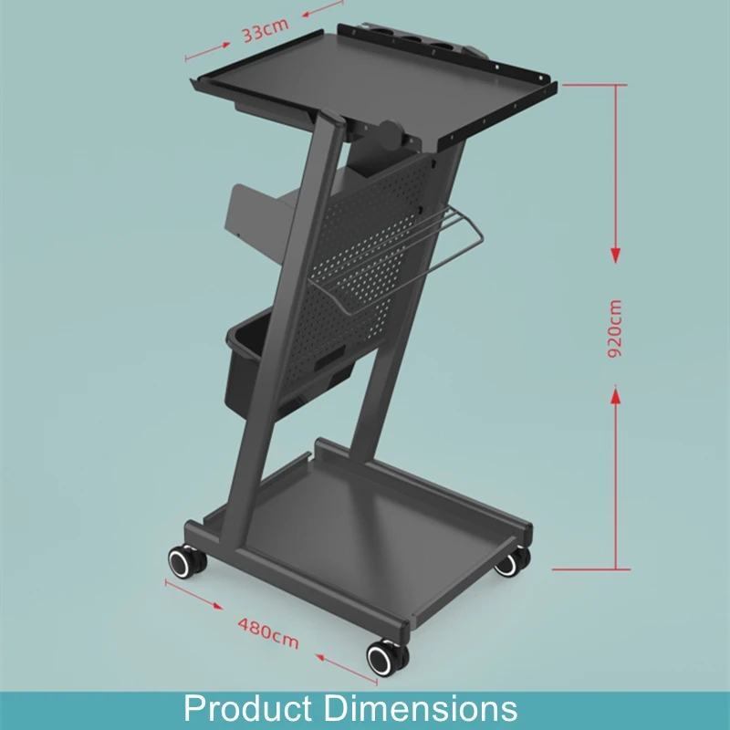 Barber Tool Cart Hair Salon Perm & Color Cart Multi-Functional Pegboard Cart for Hair Salons
Barber Tool Cart Hair Salon Perm & Color Cart Multi-Functional Pegboard Cart for Hair Salons