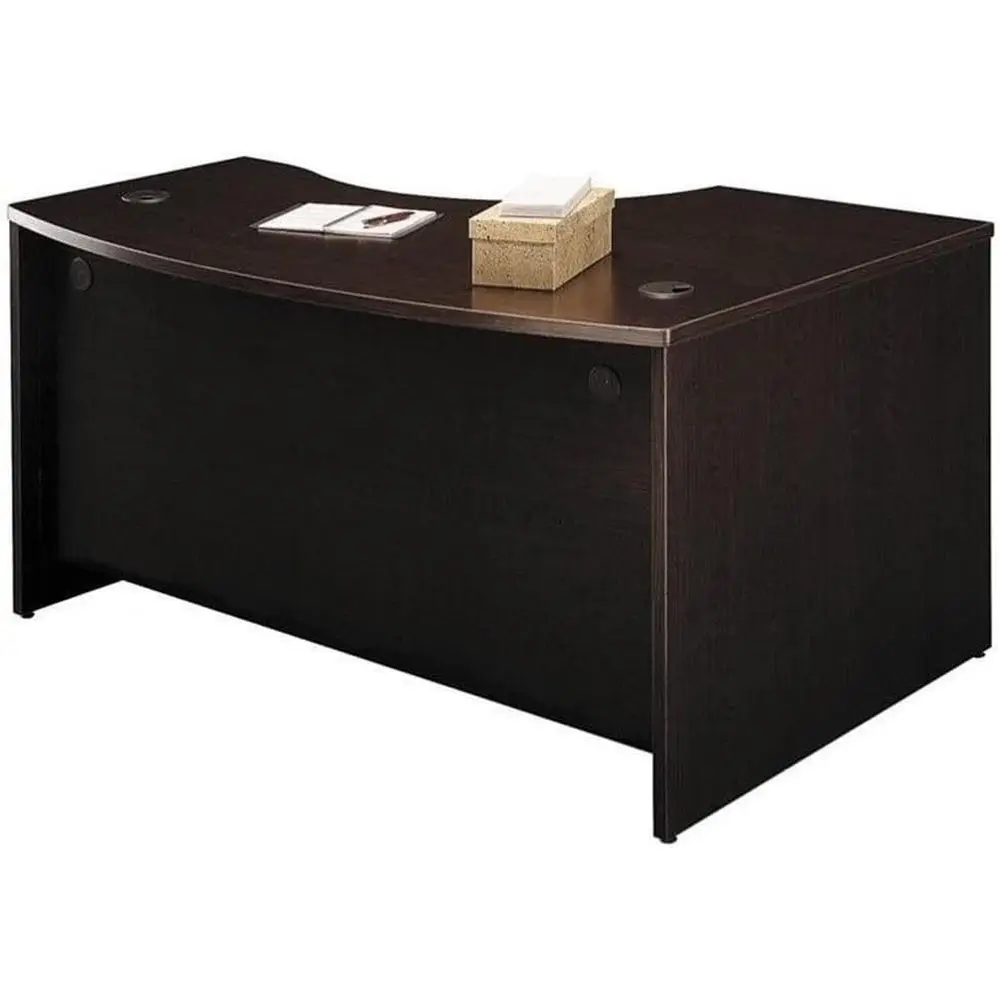 60W x 43D L-Shaped Handcrafted Desk Shell in Mocha Cherry Finish
60W x 43D L-Shaped Handcrafted Desk Shell in Mocha Cherry Finish