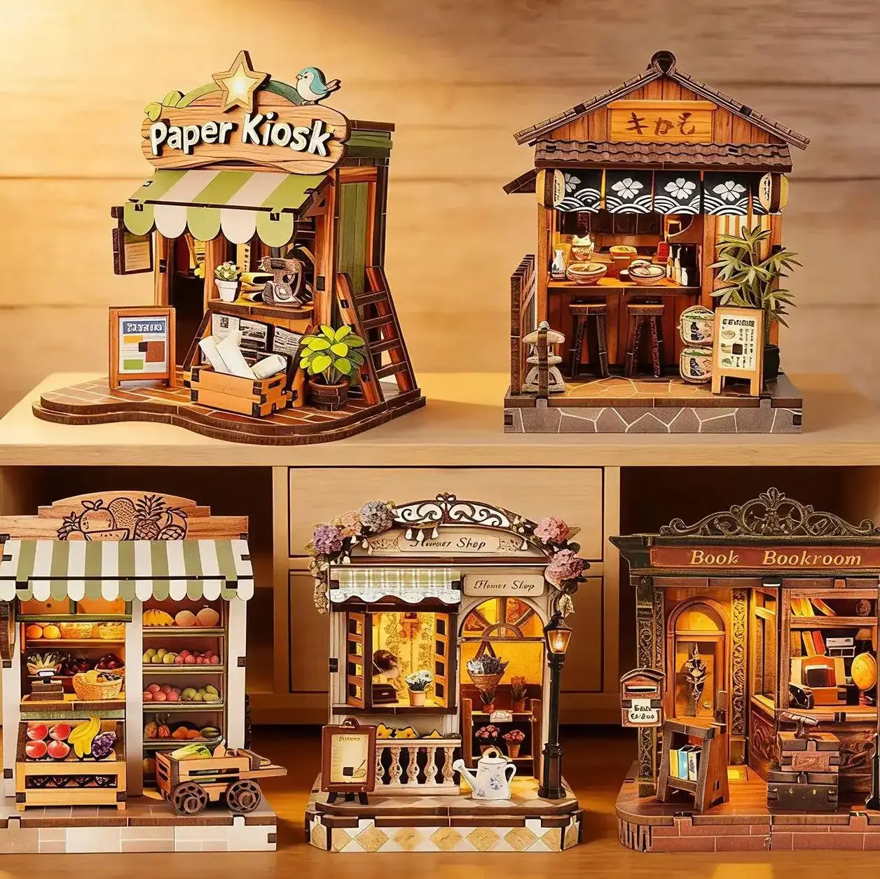 2-in-1 different DIY Wooden Book Nook Dollhouse Kit-3D Puzzle Handmade Decor Ornament Educational Toy Creative Gift
2-in-1 different DIY Wooden Book Nook Dollhouse Kit-3D Puzzle Handmade Decor Ornament Educational Toy Creative Gift