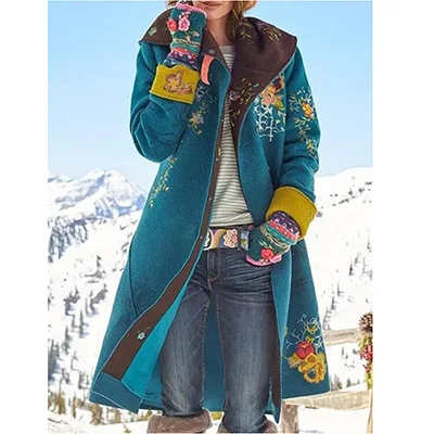 Autumn Winter New Fashion Women's Clothing Commuter Knee Temperament Medium And Long Printed Top Long Sleeve Woolen Coat
Autumn Winter New Fashion Women's Clothing Commuter Knee Temperament Medium And Long Printed Top Long Sleeve Woolen Coat