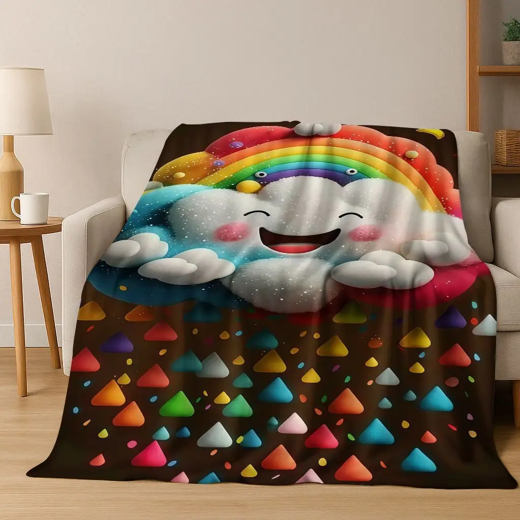 Colorful Rainbow Clouds Dream Sky Cartoon Flannel Blanket,Cozy Soft Throw Blanket for Home Bedroom Bed Sofa Picnic Cover Kids
Colorful Rainbow Clouds Dream Sky Cartoon Flannel Blanket,Cozy Soft Throw Blanket for Home Bedroom Bed Sofa Picnic Cover Kids