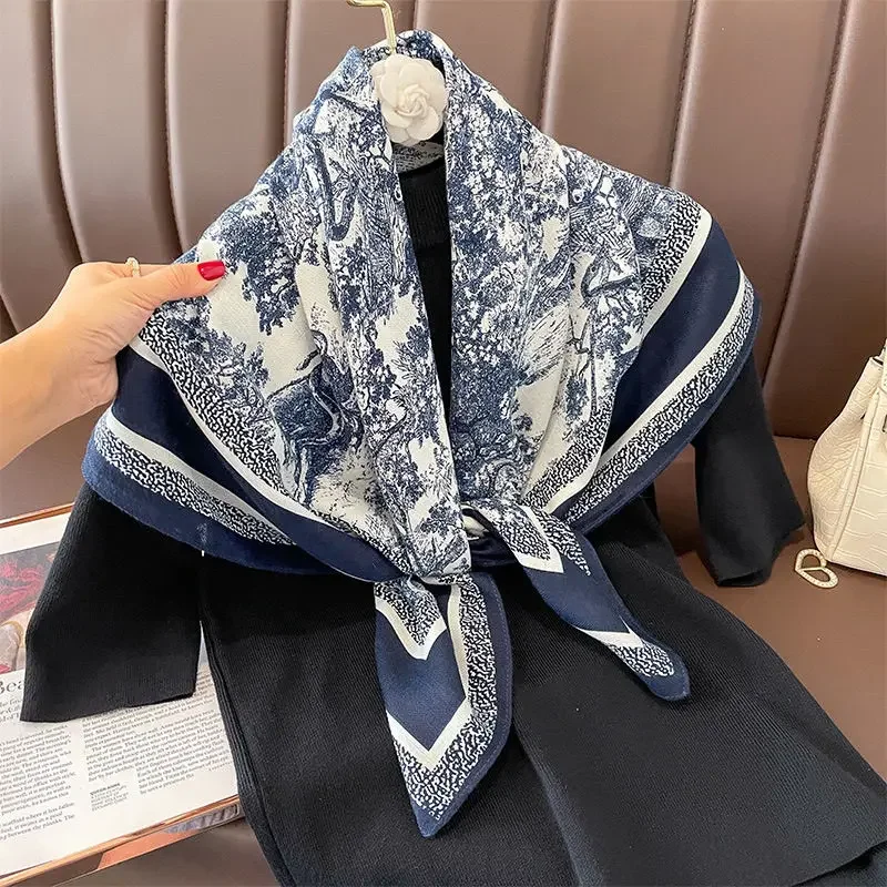 Floral Square Printed Hijab Satin Silk Scarf For Woman Summer Fashion Bandana Party Casual Wraps Headband E5782
Floral Square Printed Hijab Satin Silk Scarf For Woman Summer Fashion Bandana Party Casual Wraps Headband E5782