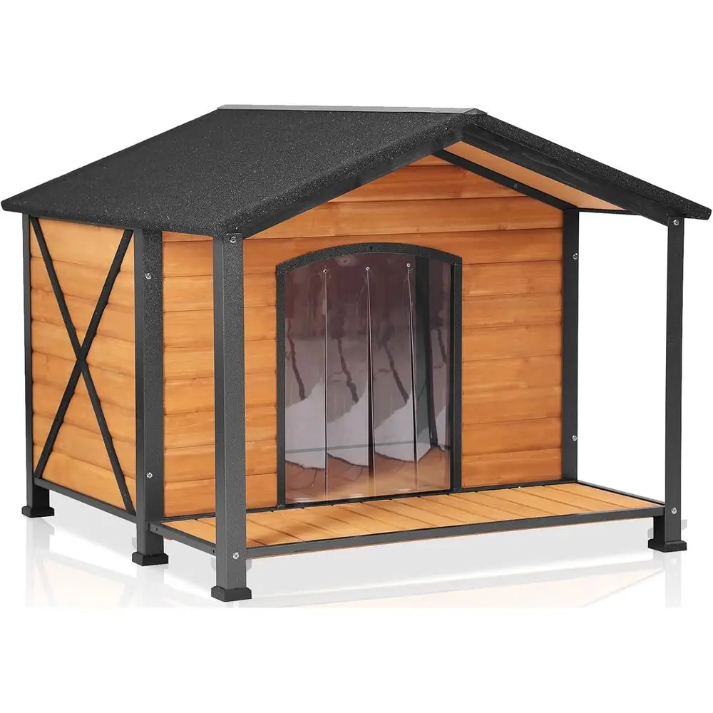 Уличный домик для собак с прочным металлическим каркасом, устойчивым к ударам, всепогодный вольер для средних и крупных собак (41,5 длина x 41,4 глубина x
Уличный домик для собак с прочным металлическим каркасом, устойчивым к ударам, всепогодный вольер для средних и крупных собак (41,5 длина x 41,4 глубина x