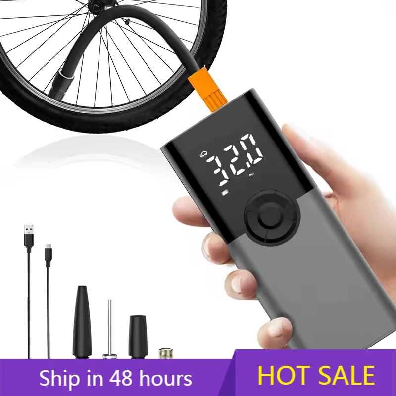 POWER LEAPPortable High-Pressure Digital ABS Rechargeable Mini Bike Tire Inflator with Emergency Light & Fast Inflate
POWER LEAPPortable High-Pressure Digital ABS Rechargeable Mini Bike Tire Inflator with Emergency Light & Fast Inflate