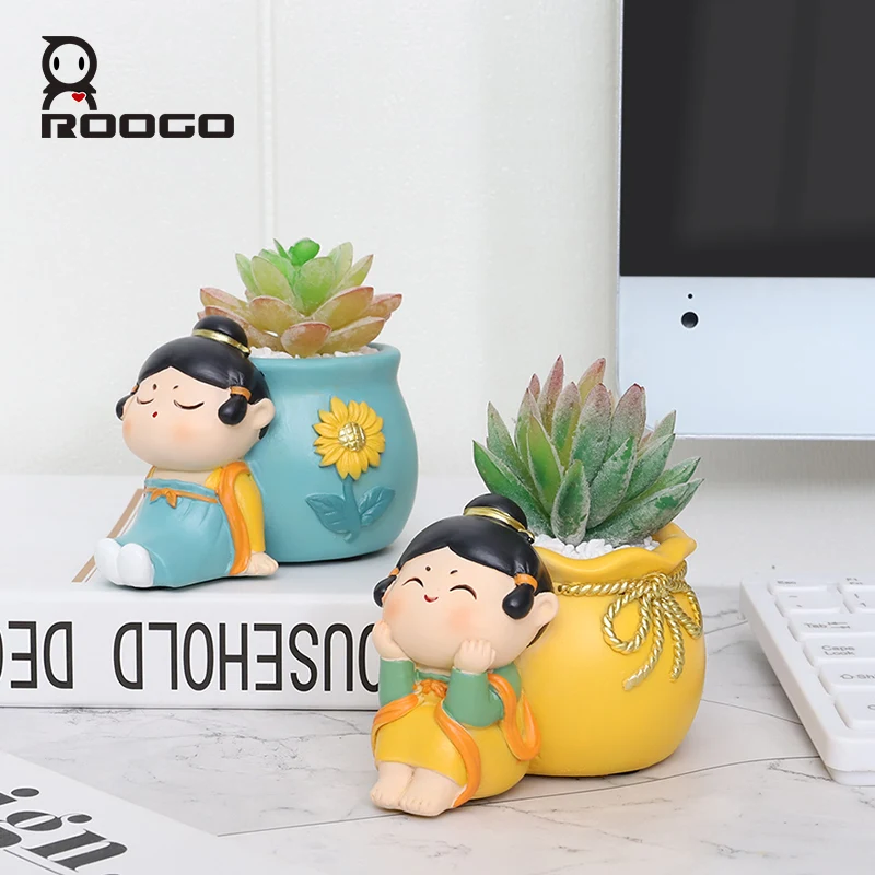 Roogo National tide ancient style Tang ladies pen holder storage ornaments desktop decorative ornaments gift
Roogo National tide ancient style Tang ladies pen holder storage ornaments desktop decorative ornaments gift