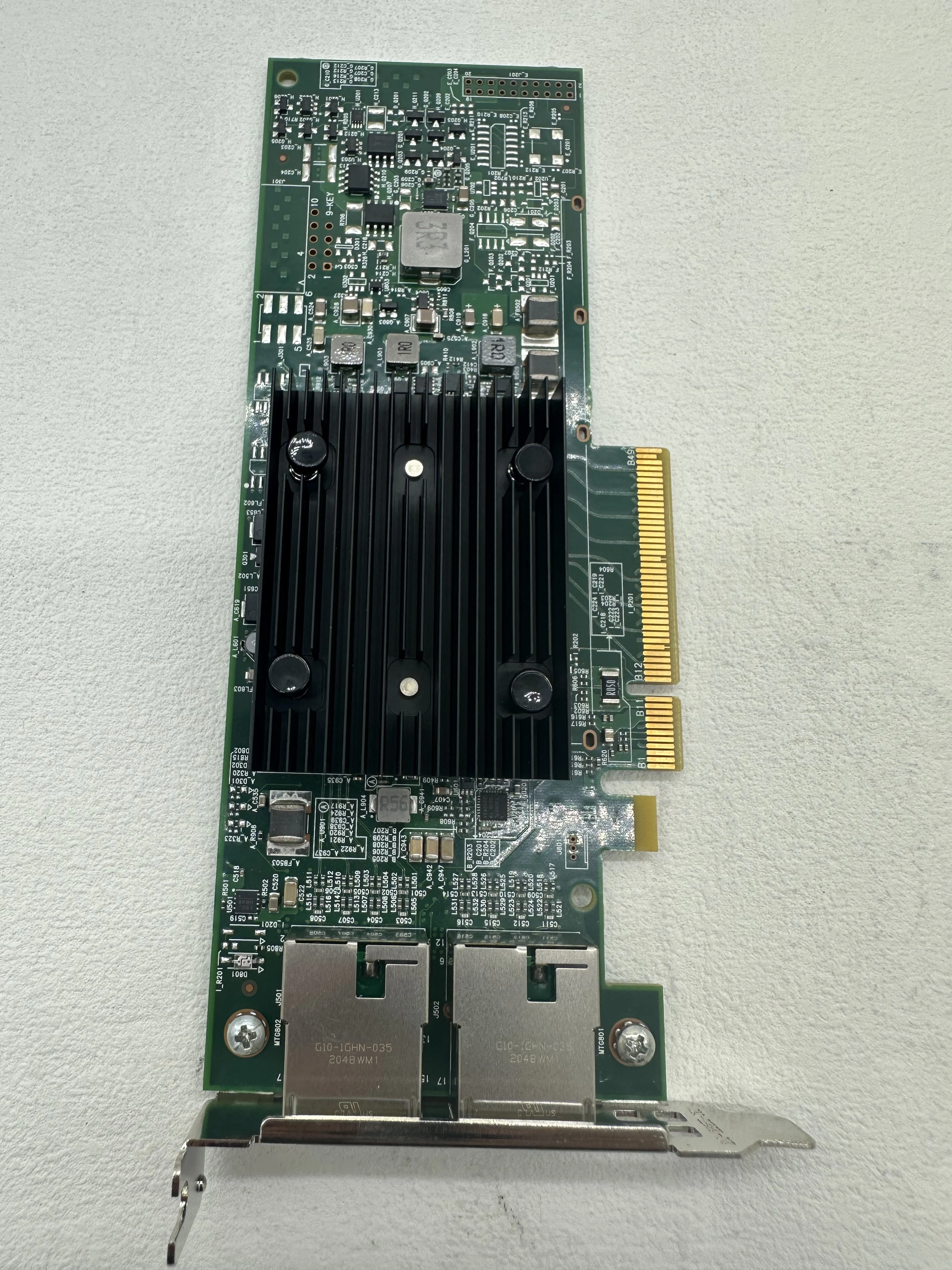 0NC5VD Broadcom Dual Port 10G RJ-45 Network Adapter Card Low Bracket
0NC5VD Broadcom Dual Port 10G RJ-45 Network Adapter Card Low Bracket