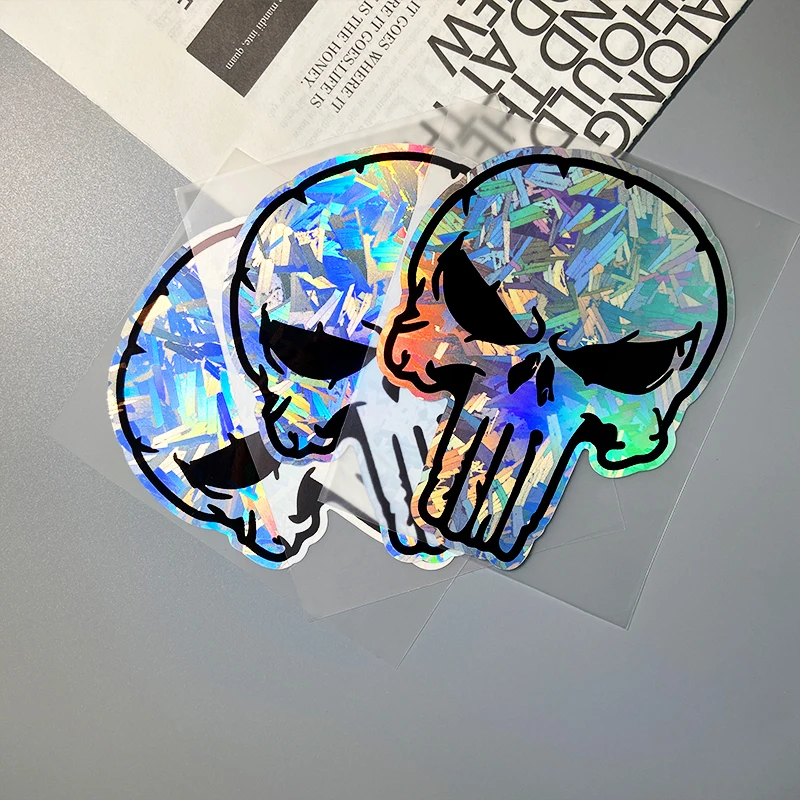 Skull Stickers Silver & Holographic Carbon Effect Waterproof Vinyl Decals for Motorcycle Fuel Tank Fairing Helmet Decor
Skull Stickers Silver & Holographic Carbon Effect Waterproof Vinyl Decals for Motorcycle Fuel Tank Fairing Helmet Decor
