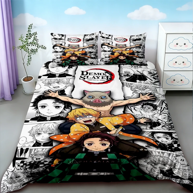 Duvet Cover Kamado Nezuko Demon Slayer Bedding Set Set Bedspread Pillowcase King Queen Full Single Size Bed Linen Boys Teen Gift
Duvet Cover Kamado Nezuko Demon Slayer Bedding Set Set Bedspread Pillowcase King Queen Full Single Size Bed Linen Boys Teen Gift