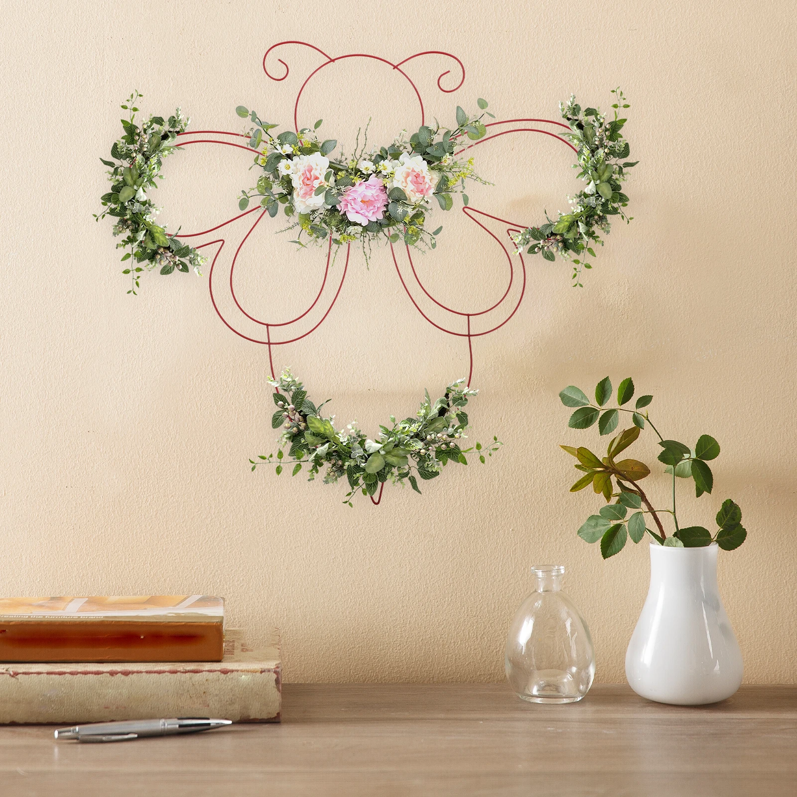 Bee Wreath Frame Decorative Hanging Lawn Decor Charms Garland Beehive Ornament Shaped Wreaths Craft Base Lawn Decor
Bee Wreath Frame Decorative Hanging Lawn Decor Charms Garland Beehive Ornament Shaped Wreaths Craft Base Lawn Decor
