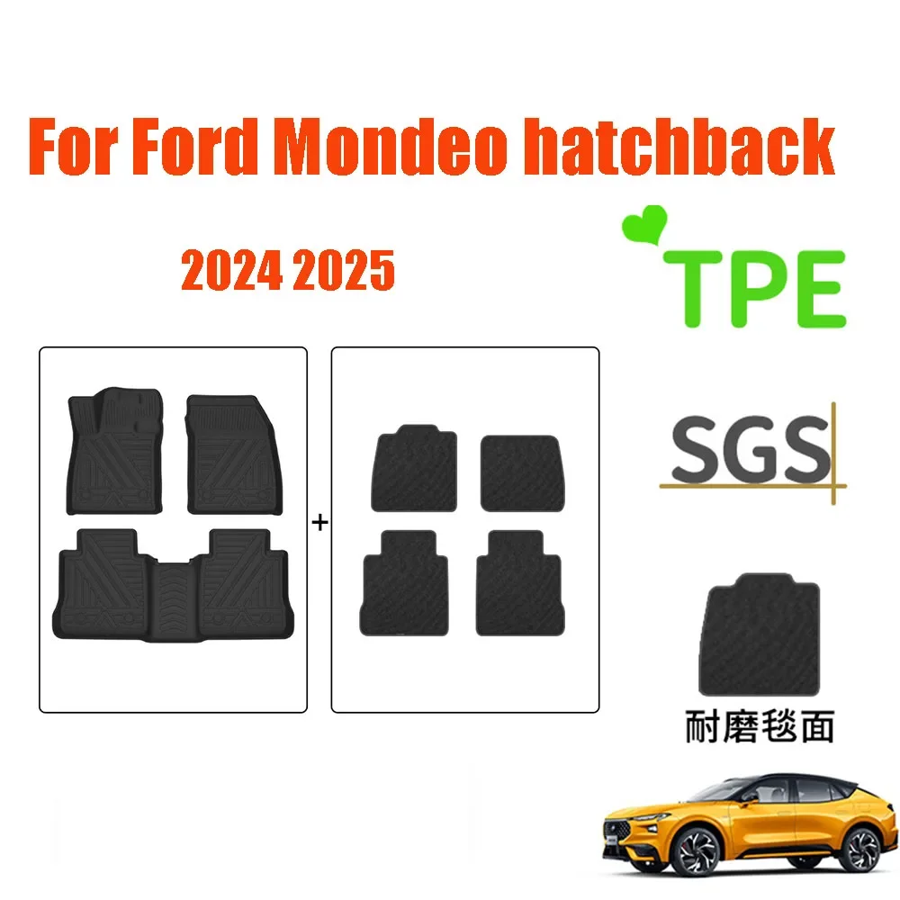Floor Mats for Ford Mondeo hatchback 2024 2025 All Weather Protection TPE Anti-Slip Automotive Custom Car Mats For Ford Mondeo
Floor Mats for Ford Mondeo hatchback 2024 2025 All Weather Protection TPE Anti-Slip Automotive Custom Car Mats For Ford Mondeo