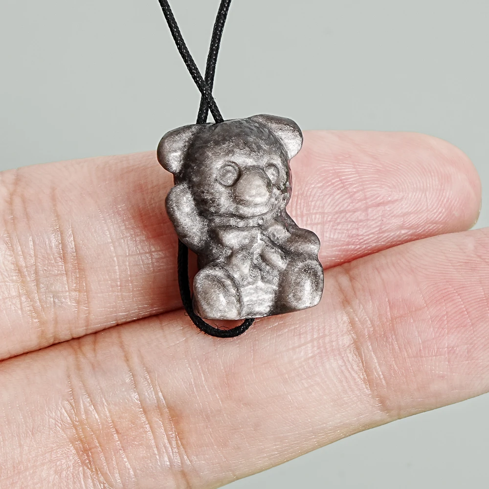 Набор из 5 серебряных подвесок в виде медведя из обсидиана, 21x16 мм, серебристо-черные милые шармы для создания украшений своими руками, аксессуары для ожерелий
Набор из 5 серебряных подвесок в виде медведя из обсидиана, 21x16 мм, серебристо-черные милые шармы для создания украшений своими руками, аксессуары для ожерелий
