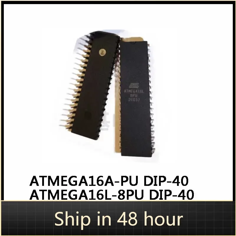 2Pcs ATMEGA16A-PU ATMEGA16L-8PU ATMEGA32-16PU ATMEGA32A-PU ATMEGA32L-8PU ATMEGA162-16PU ATMEGA162V-8PU DIP 40 IC Chip In Stock
2Pcs ATMEGA16A-PU ATMEGA16L-8PU ATMEGA32-16PU ATMEGA32A-PU ATMEGA32L-8PU ATMEGA162-16PU ATMEGA162V-8PU DIP 40 IC Chip In Stock