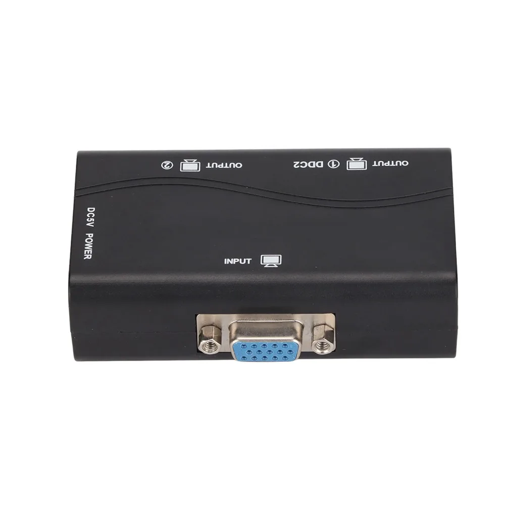 1 in 2 Out VGA Splitter 1920x1440 1080P USB Powered VGA Splitter Amplifier 250MHz Video Splitter Screen Duplication
1 in 2 Out VGA Splitter 1920x1440 1080P USB Powered VGA Splitter Amplifier 250MHz Video Splitter Screen Duplication