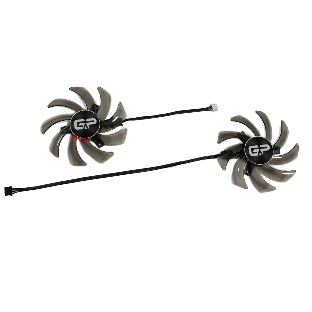 2Pcs/Set Graphics Card Fan GPU Cooler TH9210S2H-PAA01/FDC10H12S9-C/GA91S2U For EMTEK RTX 2060 SUPER STORM X DUAL BASIC Replace
2Pcs/Set Graphics Card Fan GPU Cooler TH9210S2H-PAA01/FDC10H12S9-C/GA91S2U For EMTEK RTX 2060 SUPER STORM X DUAL BASIC Replace
