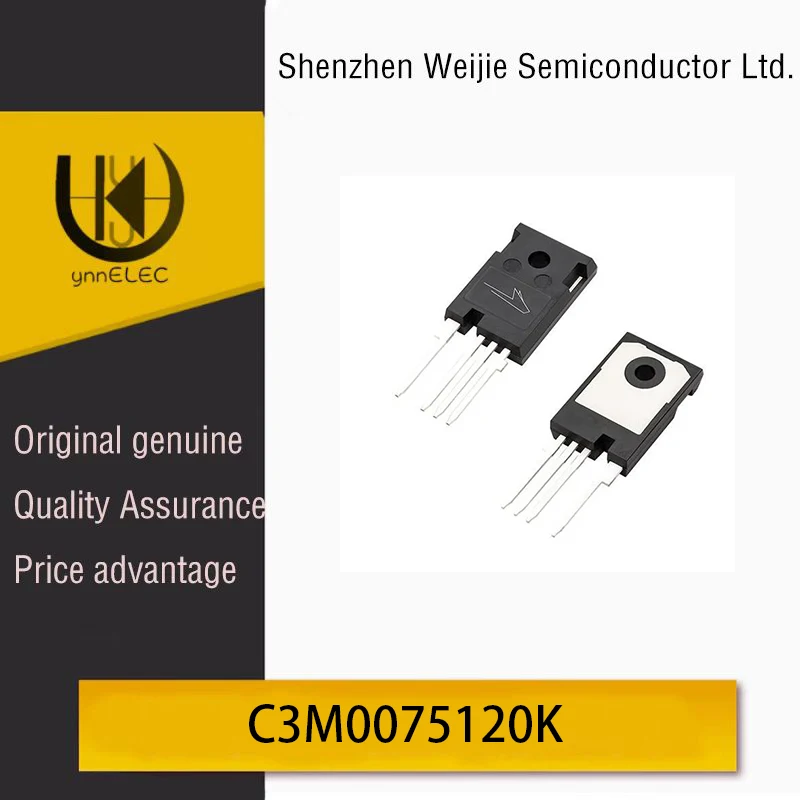 Оригинальный C3M0075120K SiC MOSFET 1200 В 60 А Low Rds (вкл.) 75 мОм TO-247-3
Оригинальный C3M0075120K SiC MOSFET 1200 В 60 А Low Rds (вкл.) 75 мОм TO-247-3