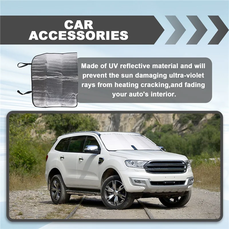 Windshield Sunshade For Ford Ranger 2015-2021 Aluminum Foil Car Front Window Sun Shade Foldable Sun Visor Accessories
Windshield Sunshade For Ford Ranger 2015-2021 Aluminum Foil Car Front Window Sun Shade Foldable Sun Visor Accessories