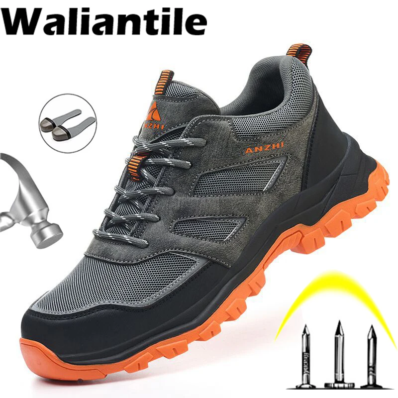 Waliantile Indestructible Safety Shoes For Men Male Puncture Proof Slip-resistant Construction Work Boots Anti-smashing Shoes
Waliantile Indestructible Safety Shoes For Men Male Puncture Proof Slip-resistant Construction Work Boots Anti-smashing Shoes