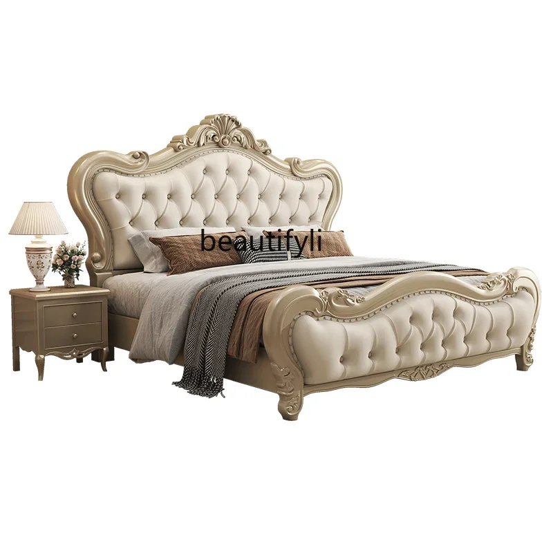 A90 American light luxury solid wood bed modern simple European double 1.8 m princess bed French court master bedroom wedding be
A90 American light luxury solid wood bed modern simple European double 1.8 m princess bed French court master bedroom wedding be