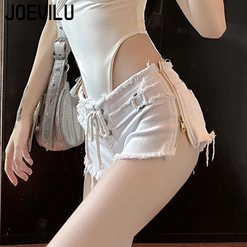 JOEVILU модные сексуальные джинсовые шорты с низкой талией, новые летние женские тонкие шорты с рваными дырками, женская одежда, летняя распродажа
JOEVILU модные сексуальные джинсовые шорты с низкой талией, новые летние женские тонкие шорты с рваными дырками, женская одежда, летняя распродажа