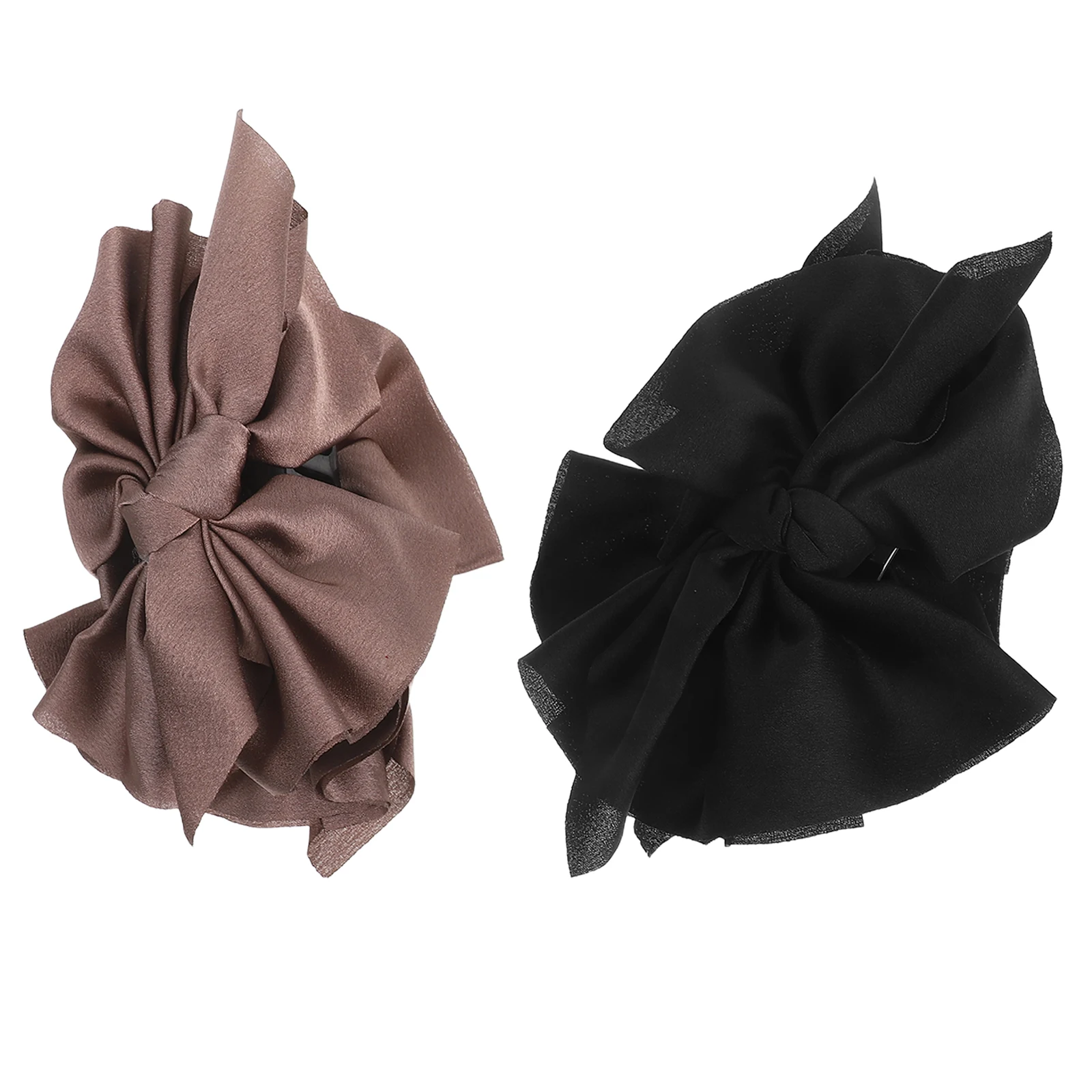 2 шт. элегантных заколок-крабиков с бантом для женщин, модный дизайн, надежный захват, не повреждает волосы, идеально для повседневного и свадебного прически
2 шт. элегантных заколок-крабиков с бантом для женщин, модный дизайн, надежный захват, не повреждает волосы, идеально для повседневного и свадебного прически