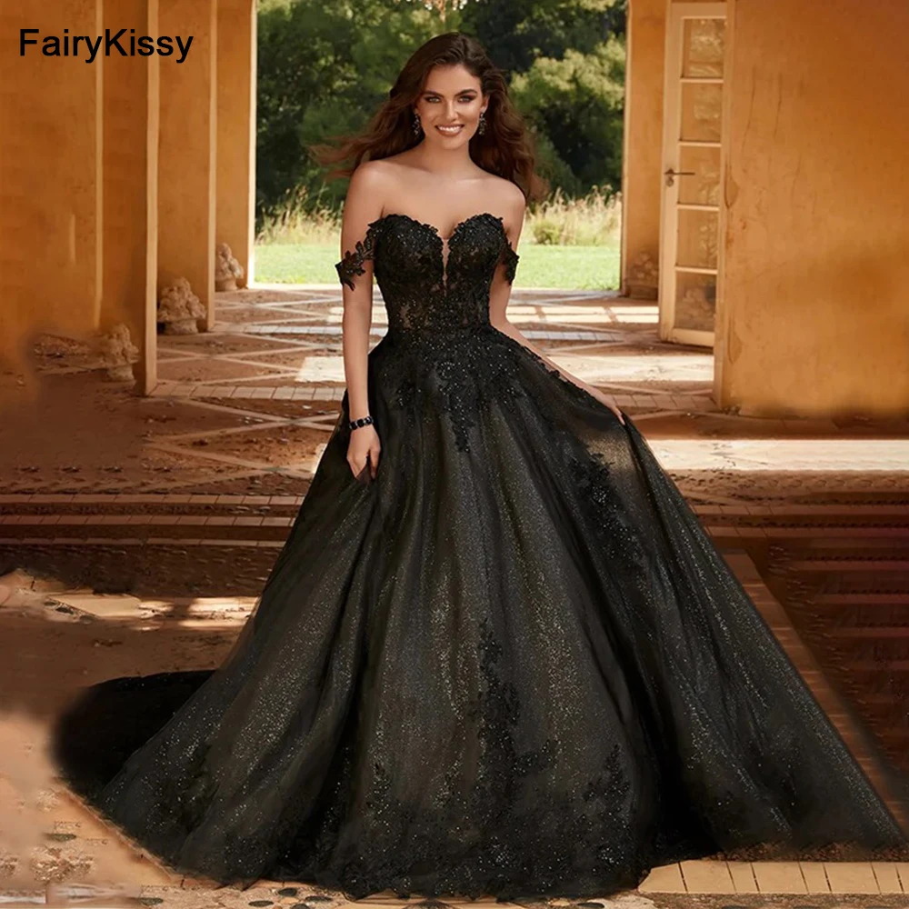 FairyKissy элегантное милое тюлевое свадебное платье с блестками и аппликациями, кружевное свадебное платье с открытыми плечами, вечерние на заказ
FairyKissy элегантное милое тюлевое свадебное платье с блестками и аппликациями, кружевное свадебное платье с открытыми плечами, вечерние на заказ