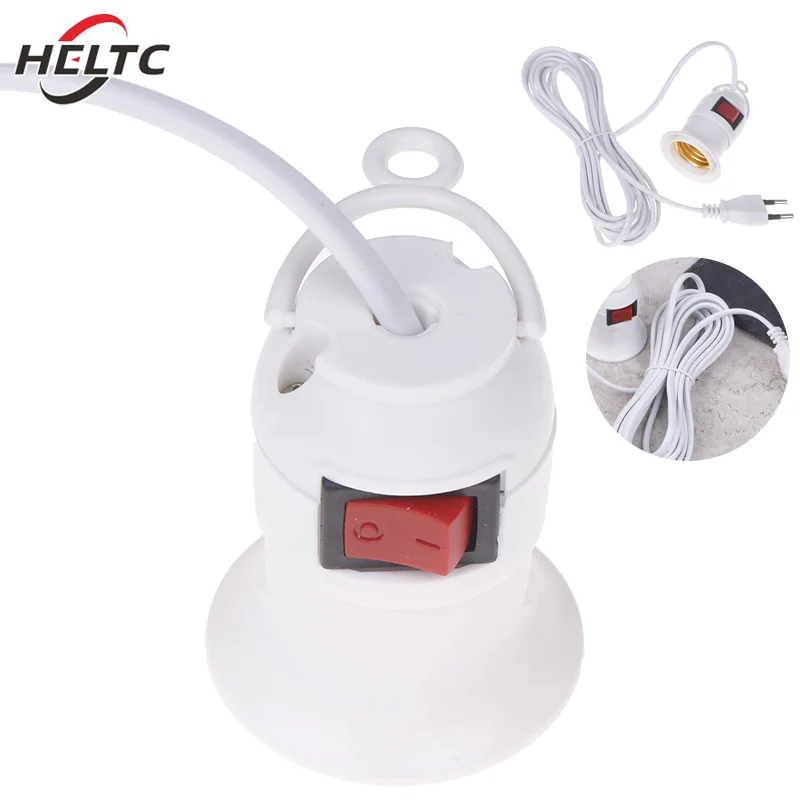 1pcs EU Plug 4M Power Cord Cables E27 Lamp Base Holder With Switch For Pendant Led Bulbs Fixture Hanglamp Suspension Socket
1pcs EU Plug 4M Power Cord Cables E27 Lamp Base Holder With Switch For Pendant Led Bulbs Fixture Hanglamp Suspension Socket