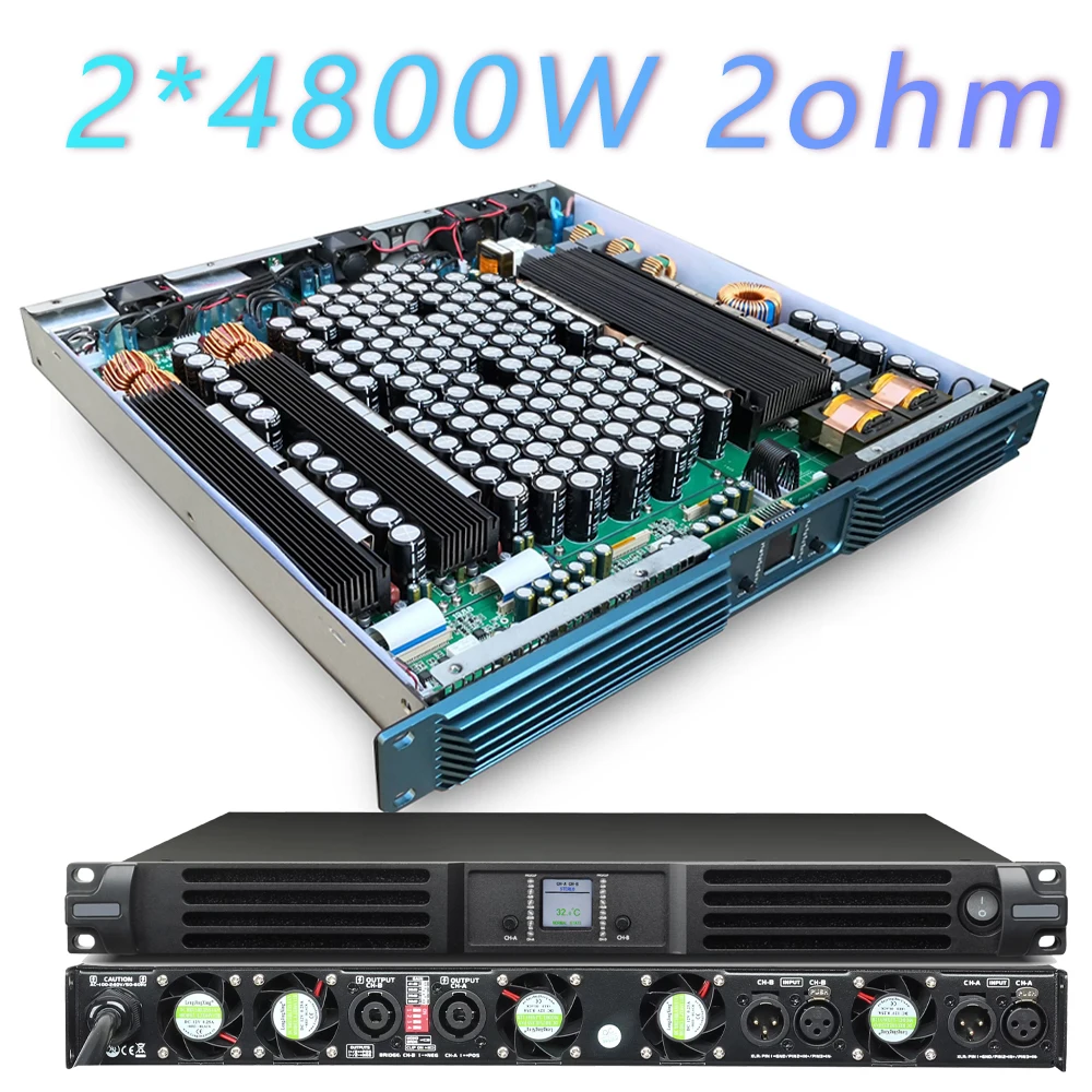 ShennDare K50 Профессиональный цифровой усилитель мощности 2 Ом 2x8500 Вт 2 Ом Стабильная работа 2x4200 Вт 8 Ом DJ сабвуферный усилитель 2-канальный линейный массив акустических систем Усилитель звука для сцены
ShennDare K50 Профессиональный цифровой усилитель мощности 2 Ом 2x8500 Вт 2 Ом Стабильная работа 2x4200 Вт 8 Ом DJ сабвуферный усилитель 2-канальный линейный массив акустических систем Усилитель звука для сцены
