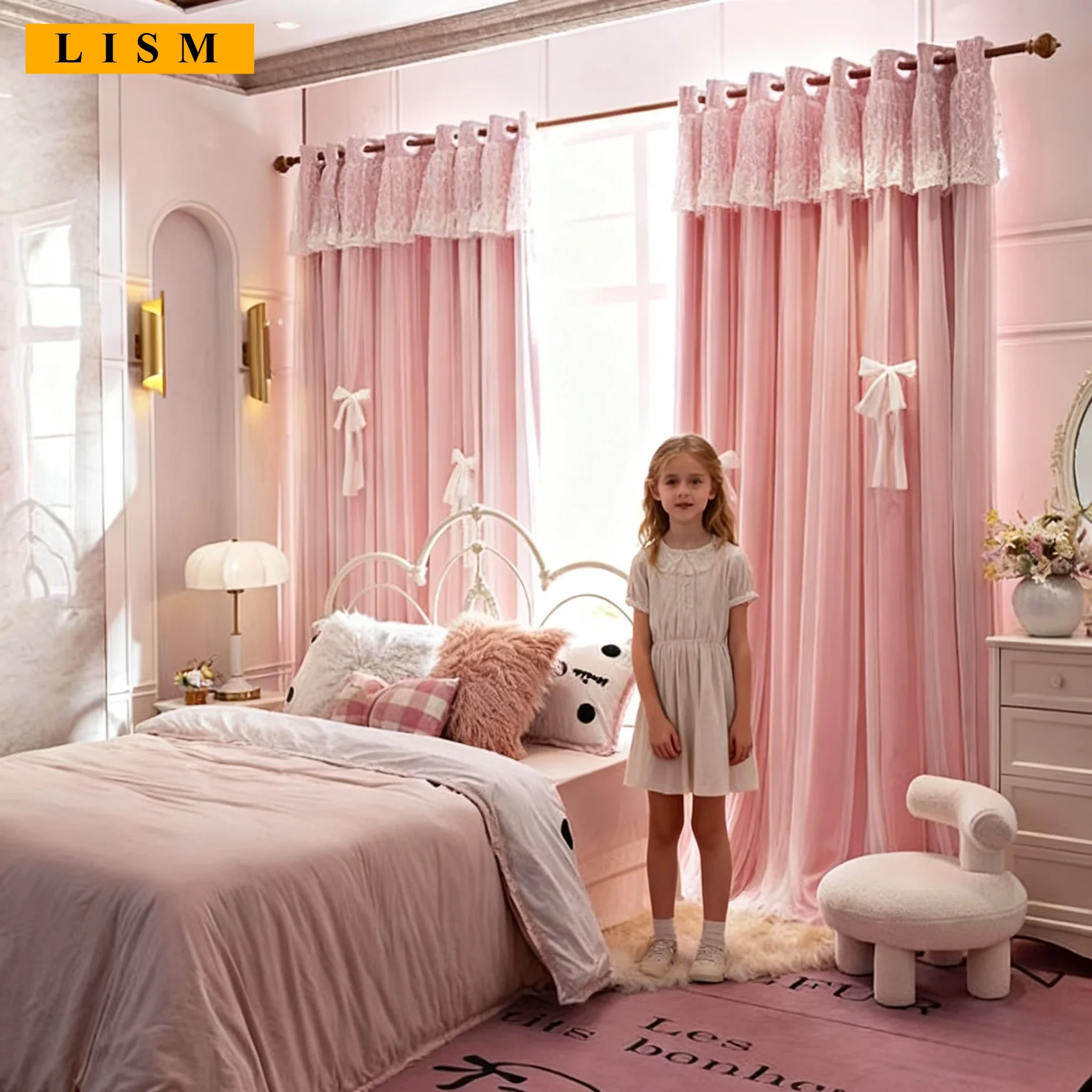 Nordic Princess Style Blackout Solid Color Cloth Yarn Integrated Simple Korean Curtain for Living Room Bedroom Custom Window
Nordic Princess Style Blackout Solid Color Cloth Yarn Integrated Simple Korean Curtain for Living Room Bedroom Custom Window