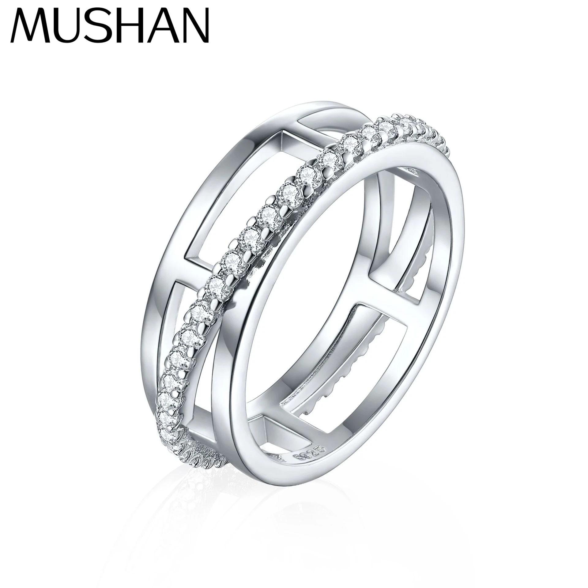MuShan Jewelry 925 Sterling Silver Rings Bands Engagement Ring 7A Cubic Zirconia Valentine Anniversary Rings Bands Women Gift
MuShan Jewelry 925 Sterling Silver Rings Bands Engagement Ring 7A Cubic Zirconia Valentine Anniversary Rings Bands Women Gift