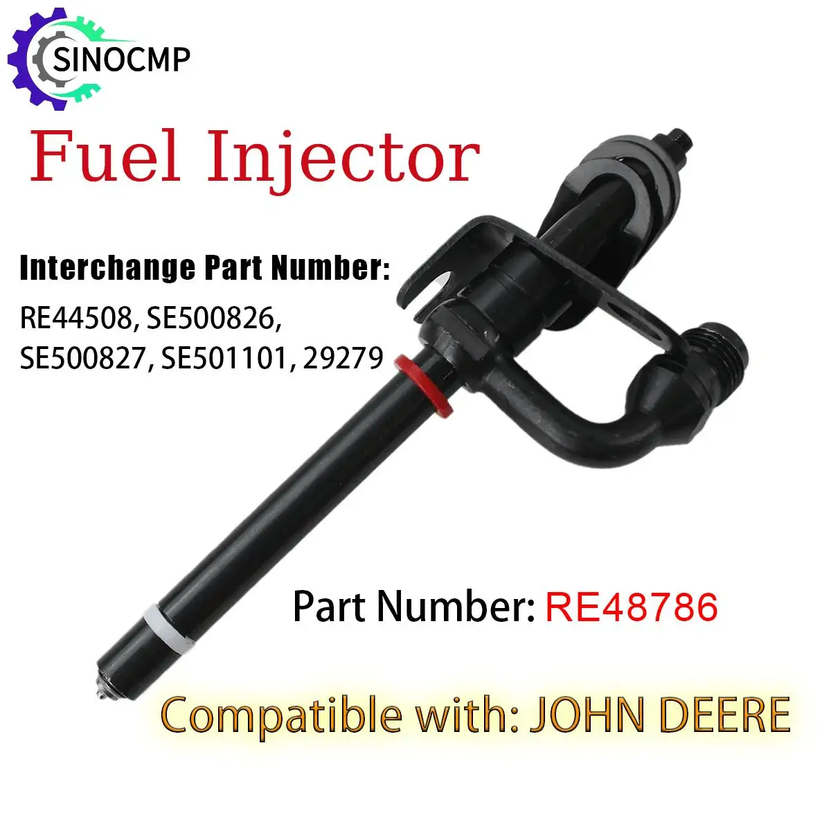 Pencil Fuel Injector 29279 RE44508 RE48786 SE500826 SE500827 SE501101 for Stanadyne John Deere Diesel 1450 4045 4045T 4.5L 6.8L
Pencil Fuel Injector 29279 RE44508 RE48786 SE500826 SE500827 SE501101 for Stanadyne John Deere Diesel 1450 4045 4045T 4.5L 6.8L