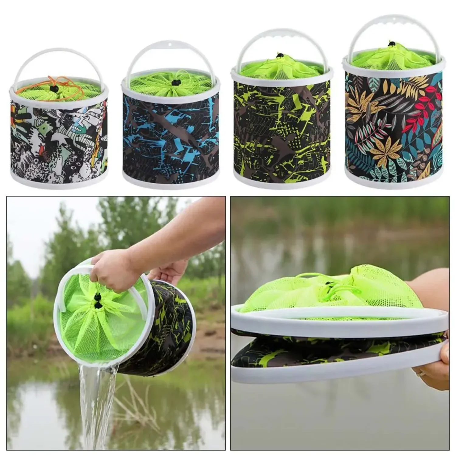 1Pcs Thickened Folding Fishing Bucket Portable Multifunctional Outdoor Water Hard Bottom Canvas Water Collection
1Pcs Thickened Folding Fishing Bucket Portable Multifunctional Outdoor Water Hard Bottom Canvas Water Collection