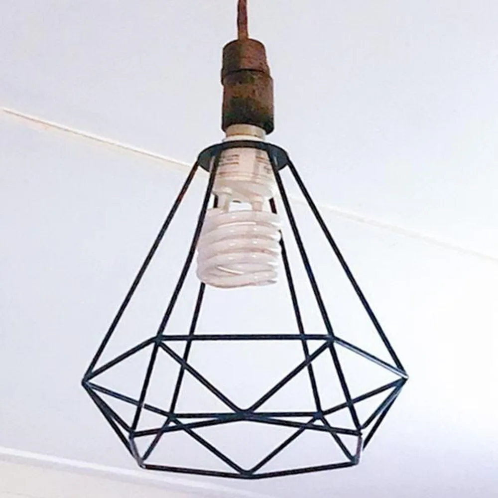 Vintage Light Cover Lamp Shade Industrial DIY Pendant Black Metal Light Shade Birds Cage for Wall Lights Hanging 1PC
Vintage Light Cover Lamp Shade Industrial DIY Pendant Black Metal Light Shade Birds Cage for Wall Lights Hanging 1PC
