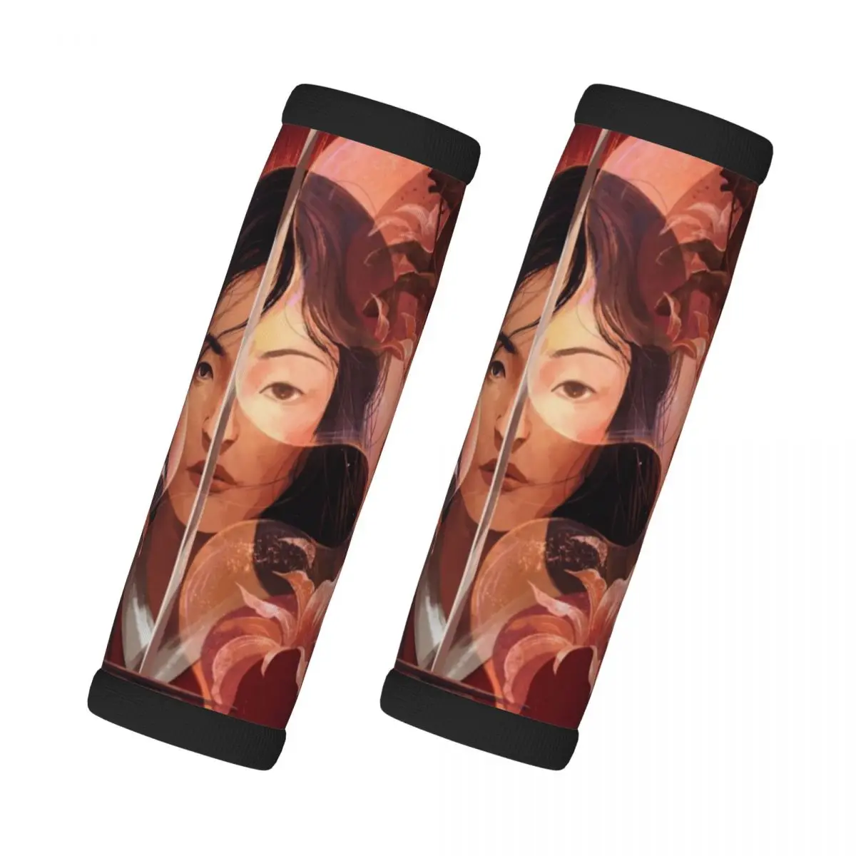 Custom Mulan Princess 2 Pcs Luggage Handle Wrap Soft Grip Handle Cover Comfortable Neoprene Suitcase Identifier Travel
Custom Mulan Princess 2 Pcs Luggage Handle Wrap Soft Grip Handle Cover Comfortable Neoprene Suitcase Identifier Travel