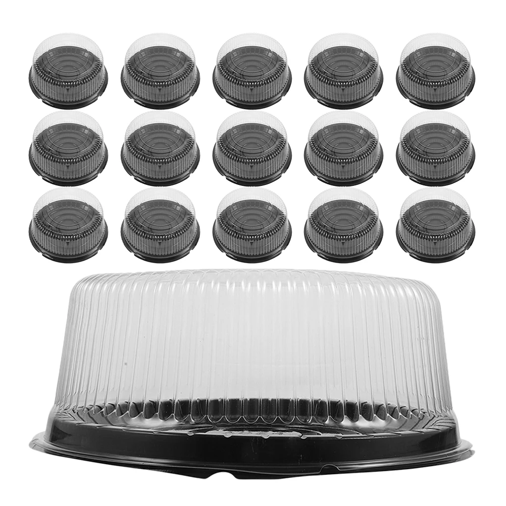 20 Pcs Food Containers with Lids Cake Box Packaging Boxes Pastry Reusable Plastic Black Dessert Travel Holder
20 Pcs Food Containers with Lids Cake Box Packaging Boxes Pastry Reusable Plastic Black Dessert Travel Holder