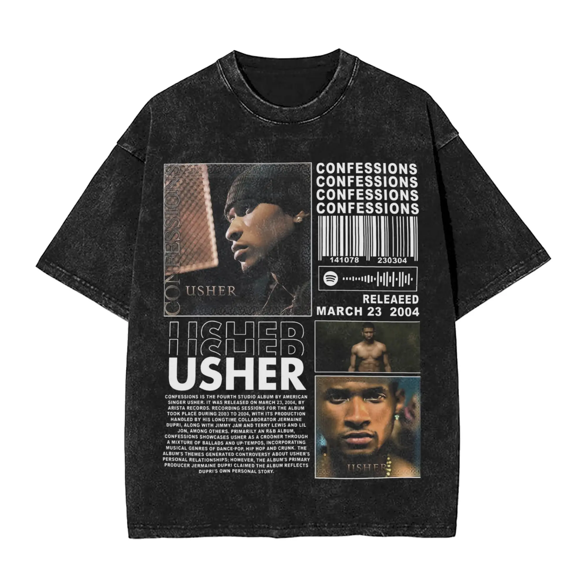 Постиранная футболка Usher Rap Vintage 90-х годов Рэпер Хип-хоп Повседневная футболка High Street Streetwear Хлопковые летние топы Футболки для мужчин и женщин
Постиранная футболка Usher Rap Vintage 90-х годов Рэпер Хип-хоп Повседневная футболка High Street Streetwear Хлопковые летние топы Футболки для мужчин и женщин